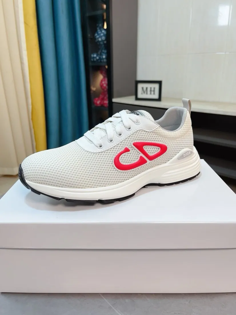 Ex-factory price 420🌹🌹【Dior】Best-selling model, world premiere on official website🔝High-end brand of men's shoes, latest series on official website: The upper is made of imported cowhide with specially designed fabrics➕Mesh breathable lining. Make walking more convenient and comfortable! Compared with the official quality, Midea’s 1:1 replica. Create a fashionable personality to set off your uniqueness! A must-have for trendy men! Classic style. Men's sizes: 38-44.